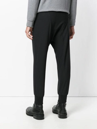 Shop Neil Barrett Drop-crotch Trousers