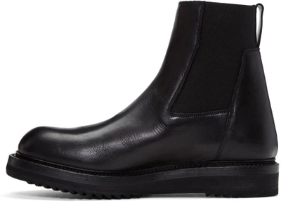 Shop Rick Owens Black Creeper Elastic Boots