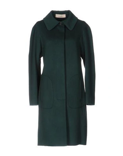 Nina Ricci Coat In Dark Green