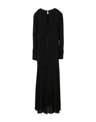 Shop Adam Lippes Long Dress In Black