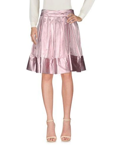 Shop Diane Von Furstenberg Knee Length Skirt In Pink