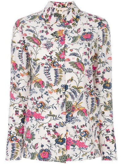 Shop Tory Burch Floral Print Shirt