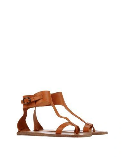 Shop Ndc Sandals In Tan