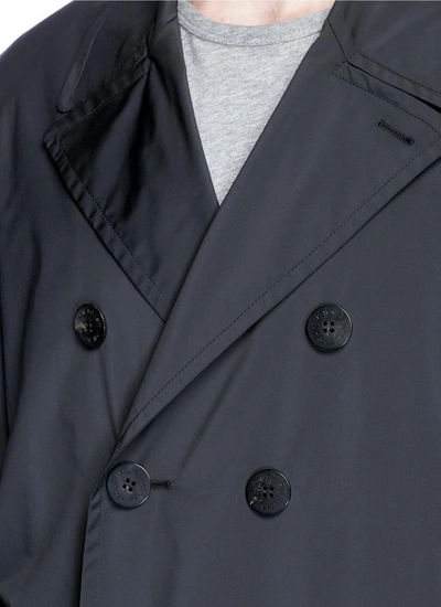 Shop Neil Barrett Packable Nylon Coat