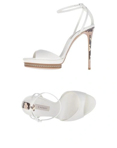 Casadei Sandals In White