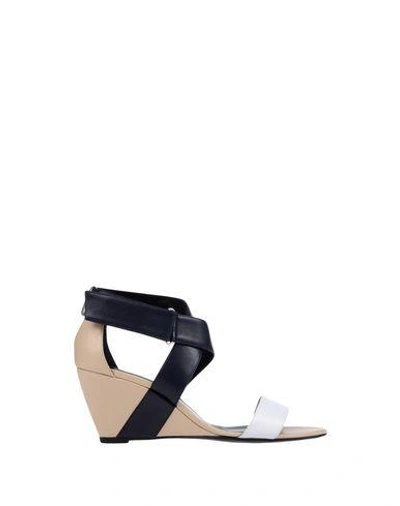 Shop Pierre Hardy Sandals In White