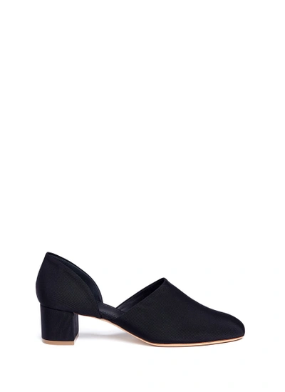 Shop Mansur Gavriel Grosgrain D'orsay Pumps