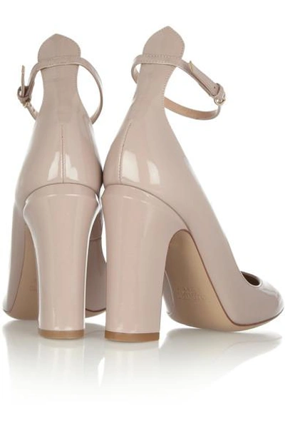 Shop Valentino Patent-leather Pumps In Pink