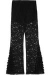 GIVENCHY LACE FLARED PANTS