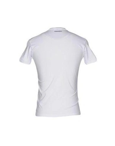 Shop Dsquared2 T-shirts In White