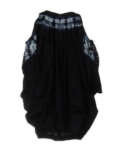 Shop Rachel Comey Short Dresses In Dark Blue