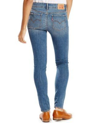 Shop Levi's 711 Skinny Jeans In Sleepless Indigo