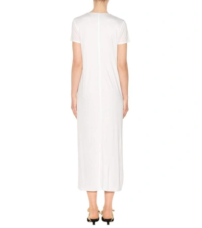Shop The Row Melen Jersey Dress In White