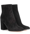 GIANVITO ROSSI ROLLING SUEDE ANKLE BOOTS,P00266541