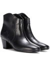 ISABEL MARANT Dicker leather ankle boots,P00260475