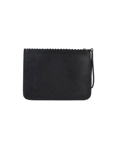 Shop Wood Wood Pouch In Black