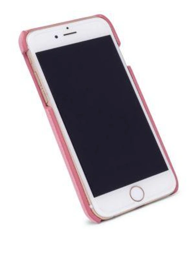 Shop Dolce & Gabbana Studded Floral Iphone 7 Case In Pink Rose