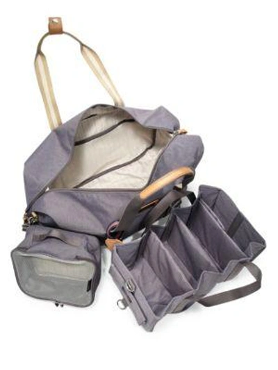 Shop Storksak Travel Duffle Diaper Bag In Grey
