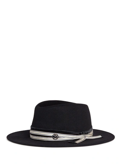 Shop Maison Michel 'thandee' Rabbit Furfelt Fedora Hat