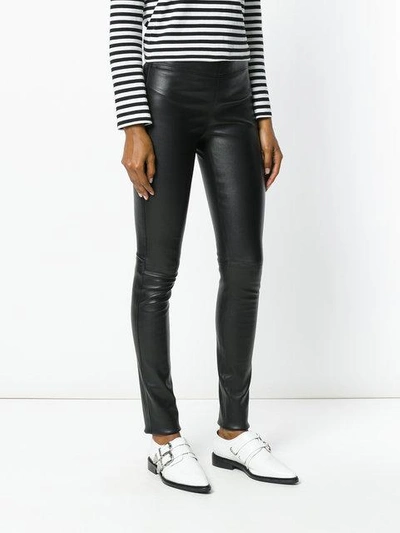 Shop Joseph Skinny Fit Trousers In Black