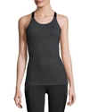 BEYOND YOGA SILHOUETTE SPORT CAMISOLE, HEATHER GRAY