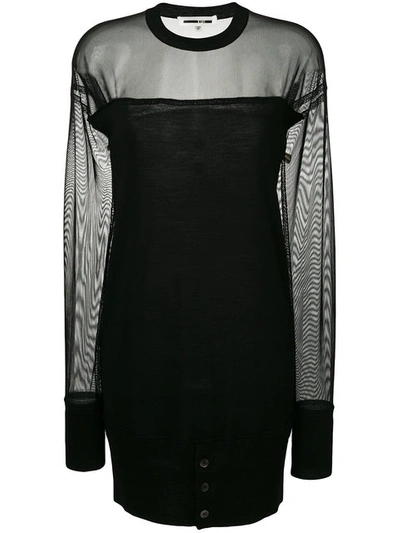 Mcq By Alexander Mcqueen Mcq Alexander Mcqueen Sheer Dress - Black