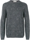 Etro Stylized Printed Sweatshirt In Grey