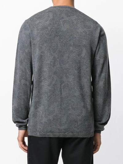 Shop Etro Stylized Printed Sweatshirt In 3