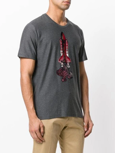 Shop Etro Rocket Print T-shirt