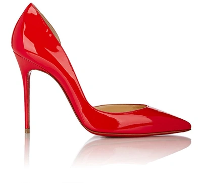 Christian Louboutin Iriza Half D'orsay Pumps In Red