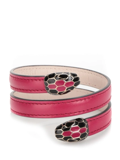 Bulgari 'cleopatra' Medium Leather Bracelet