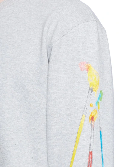 Shop Lanvin X Cédric Rivrain Palette Print Sweatshirt