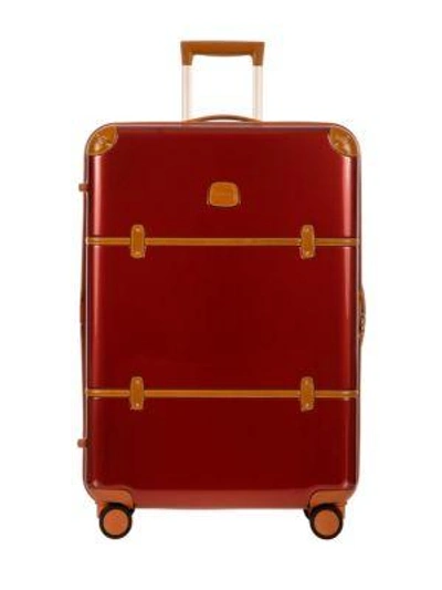 Shop Bric's Bellagio 30" Spinner Trunk Suitcase In Red