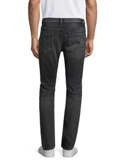 Shop Helmut Lang Mr.87 Coal Wash Slim-fit Jeans
