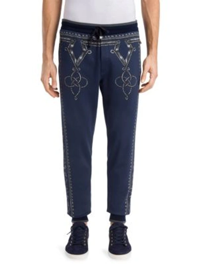 Dolce & Gabbana Printed Cotton Sweatpants