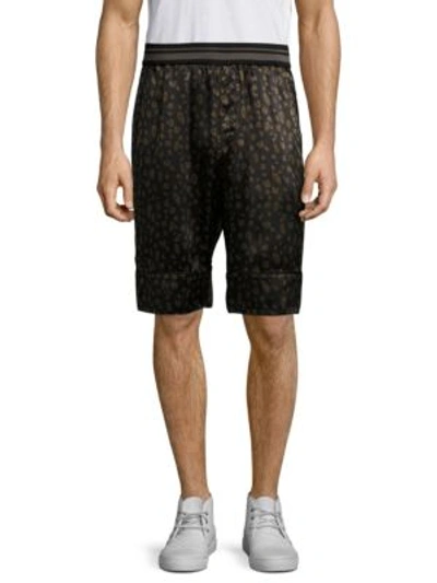 3.1 Phillip Lim / フィリップ リム Reversible Leopard Souvenir Shorts In Black