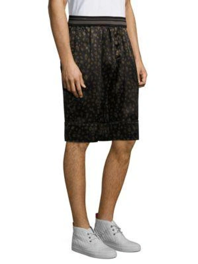 Shop 3.1 Phillip Lim / フィリップ リム Reversible Leopard Souvenir Shorts In Black