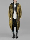 HAIDER ACKERMANN HAIDER ACKERMANN MEN'S SATIN YELLOW PARKA HIRST