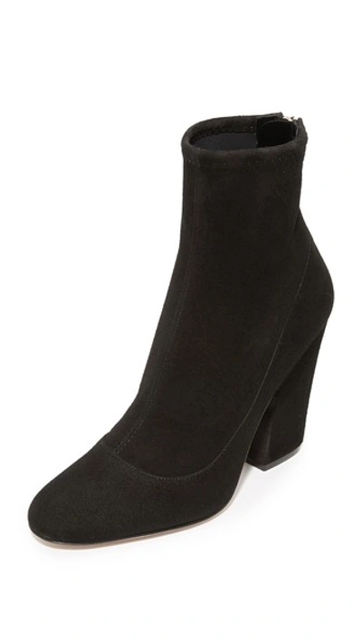 Sergio Rossi Sock Style Ankle Boots In Nero