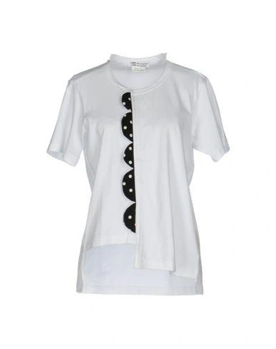 Comme Des Garçons T-shirt In White