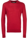 Dsquared2 Knitted Jumper In Red