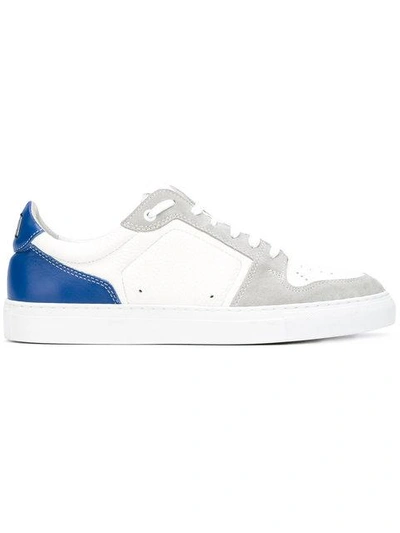 Shop Ami Alexandre Mattiussi Low-top Sneakers In White