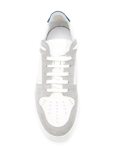 Shop Ami Alexandre Mattiussi Low-top Sneakers In White