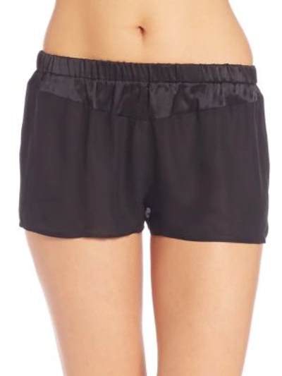 Araks Jill Silk Shorts In Black