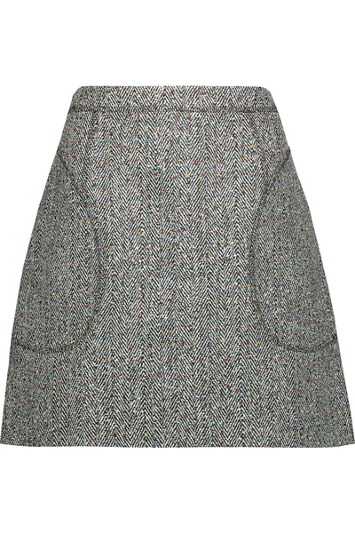 Christopher Kane Bouclé Mini Skirt