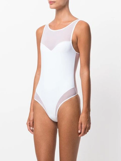 Shop Maison Close Pure Tentation Double Layer Body Thong In White