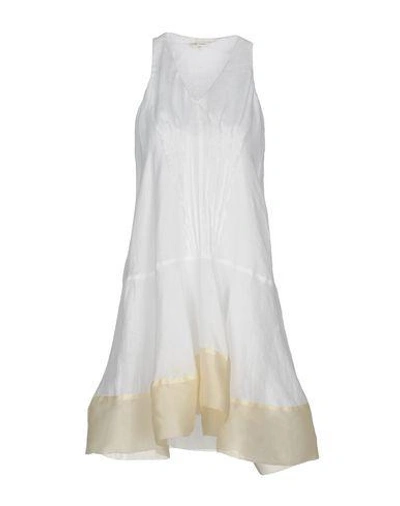 Dondup Knee-length Dresses In White