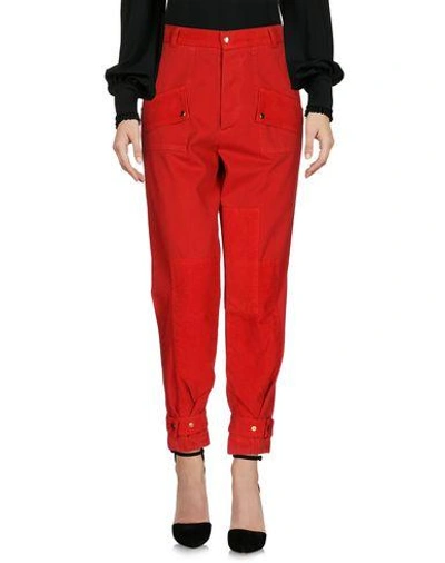 Shop Band Of Outsiders Casual Pants In Red