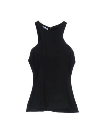 Dondup Tank Tops In Black