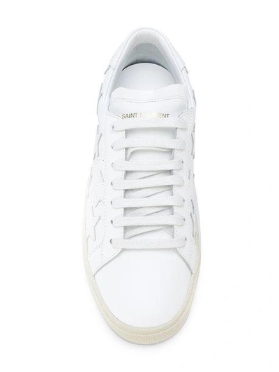 Shop Saint Laurent Signature Court Classic Sl/06 California Sneakers - White
